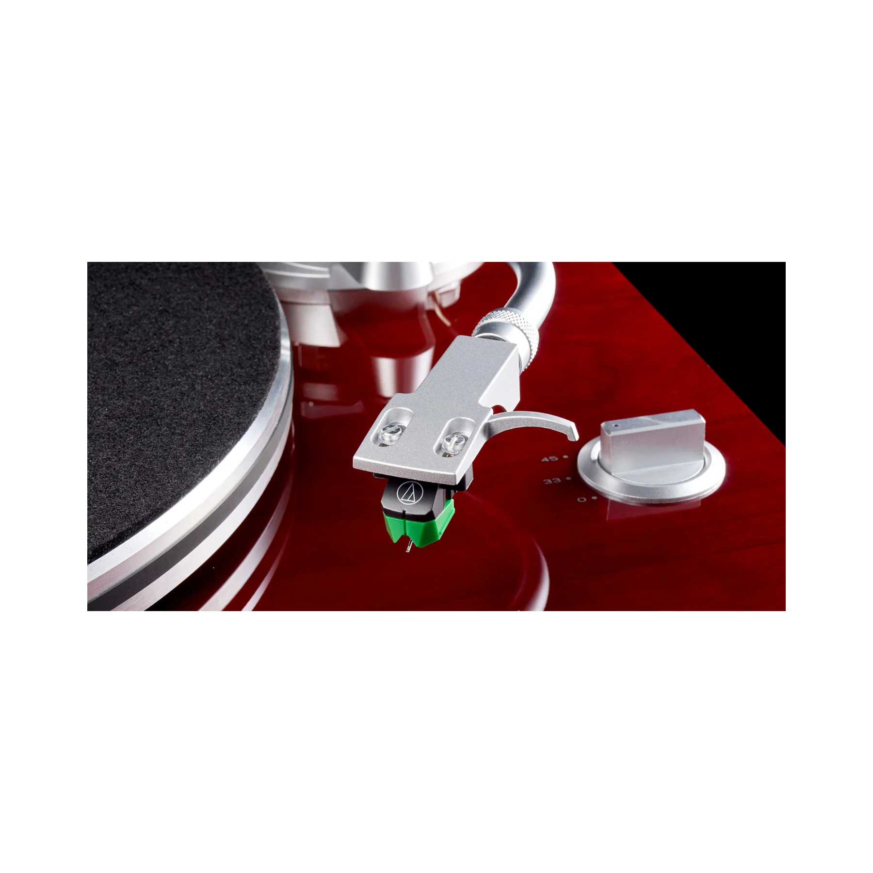 Teac TN-3B-SE Manual Belt-drive Turntable with built-in Phono Preamp (Cherry) - Clearance/ Open Box - Image 5