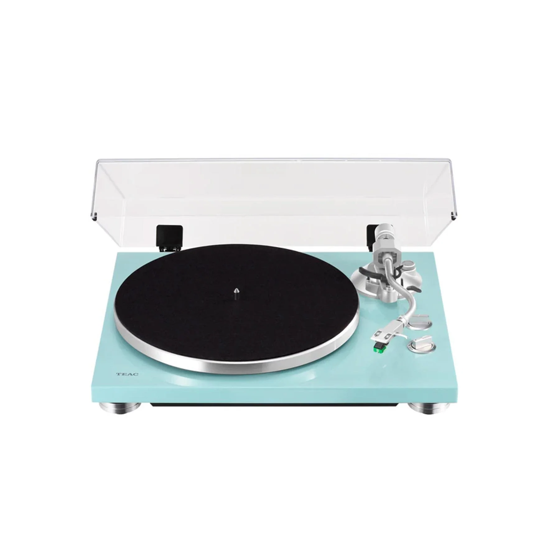 Teac TN400BTX Turquoise Manual Belt-Drive Bluetooth Turntable