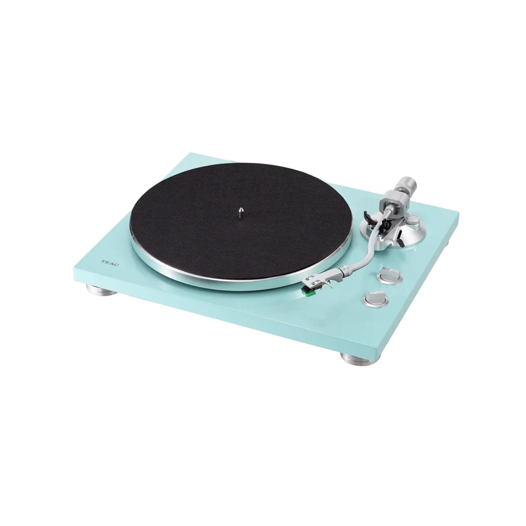 Teac TN400BTX Turquoise Manual Belt-Drive Bluetooth Turntable - Image 2
