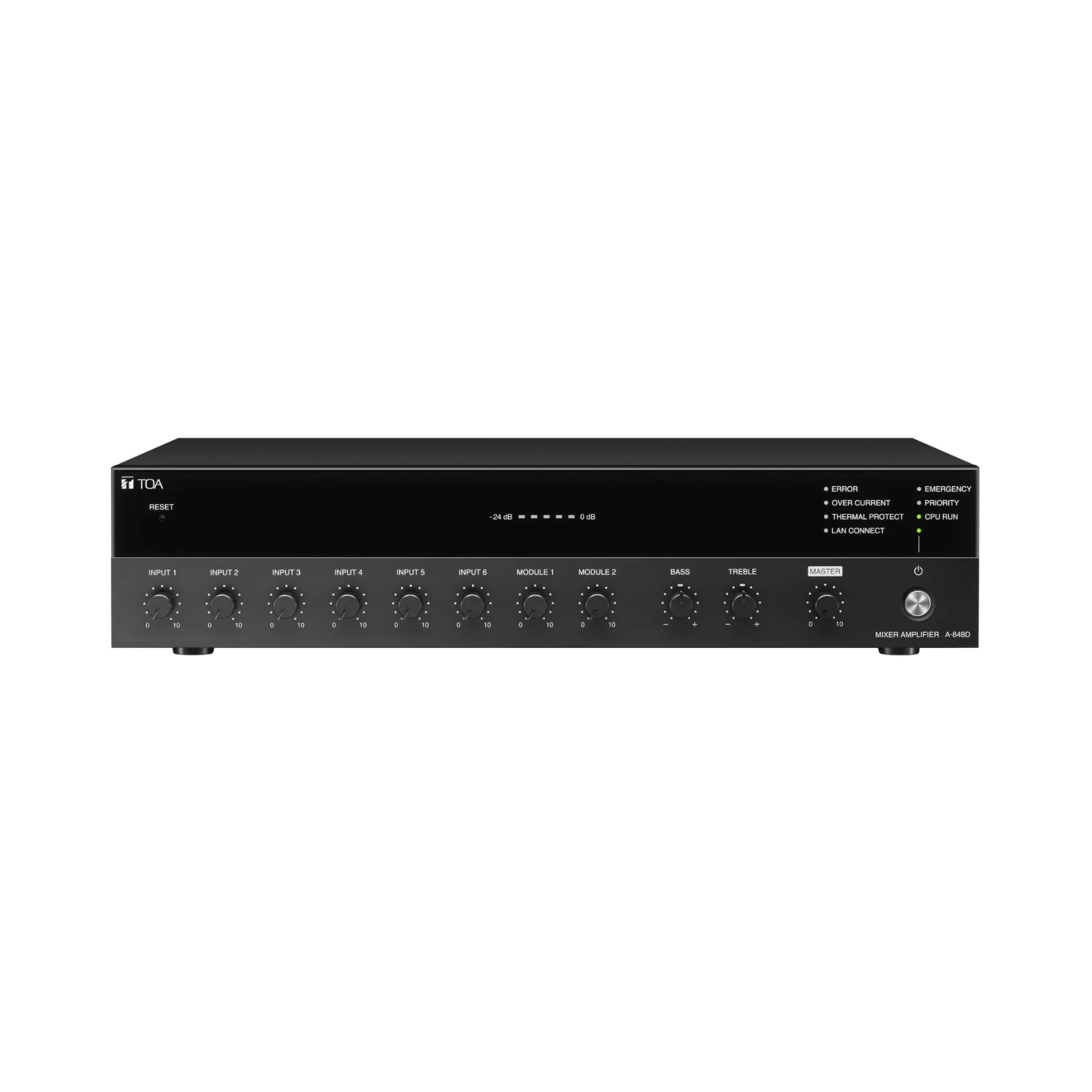 TOA A-824D 800D Series 240 W Digital Mixer Amplifier - Clearance / Open Box