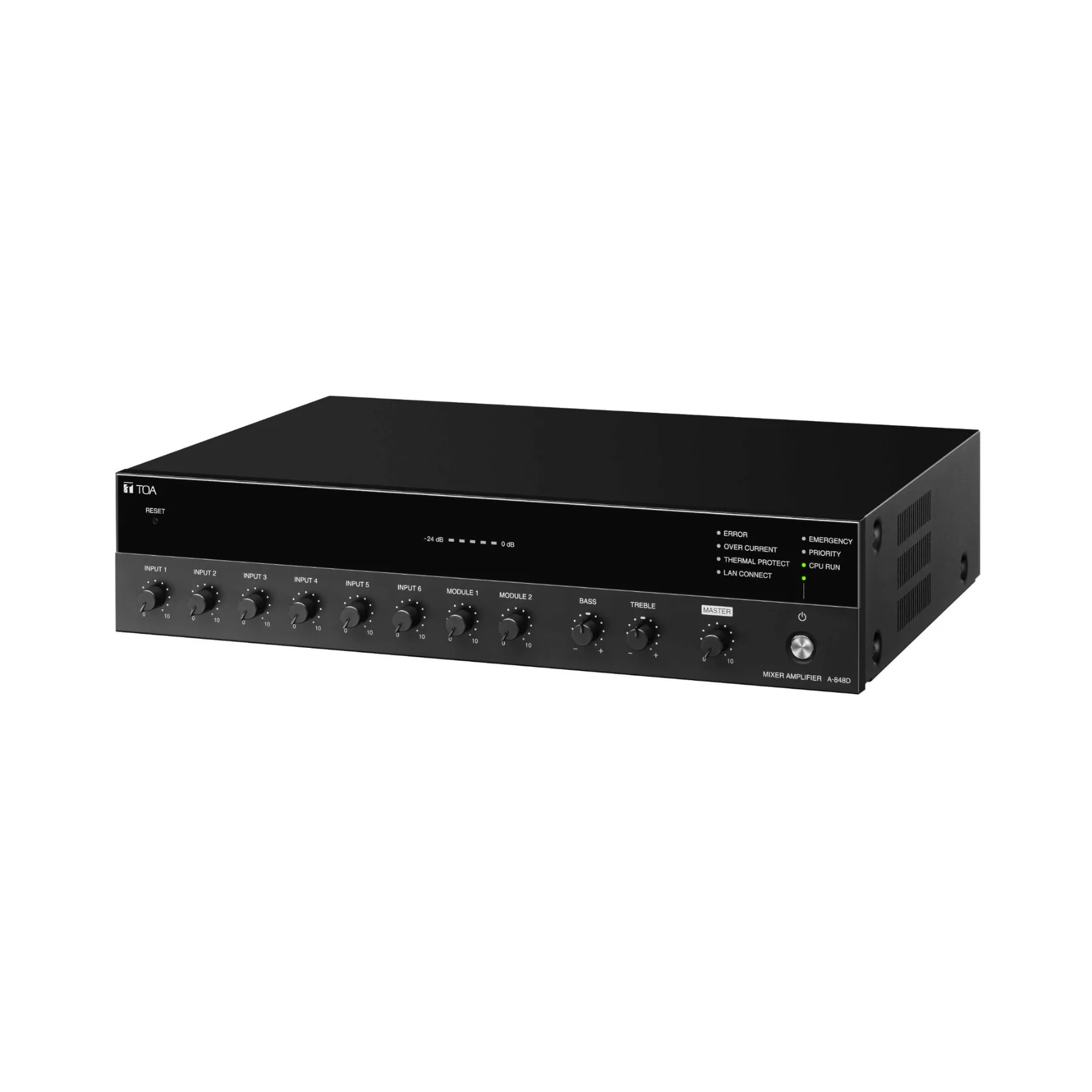 TOA A-824D 800D Series 240 W Digital Mixer Amplifier - Clearance / Open Box - Image 2