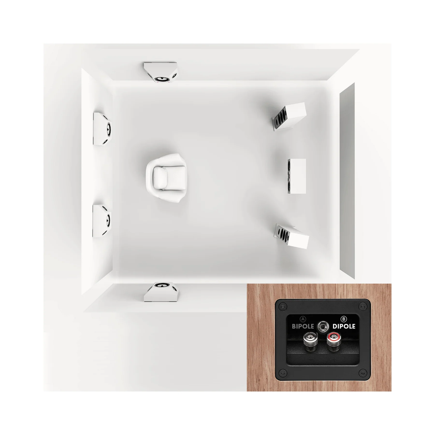 Triangle BRS1 Surround Speakers Immersive 360° Sound for Home Theaters (Pair) - Image 9