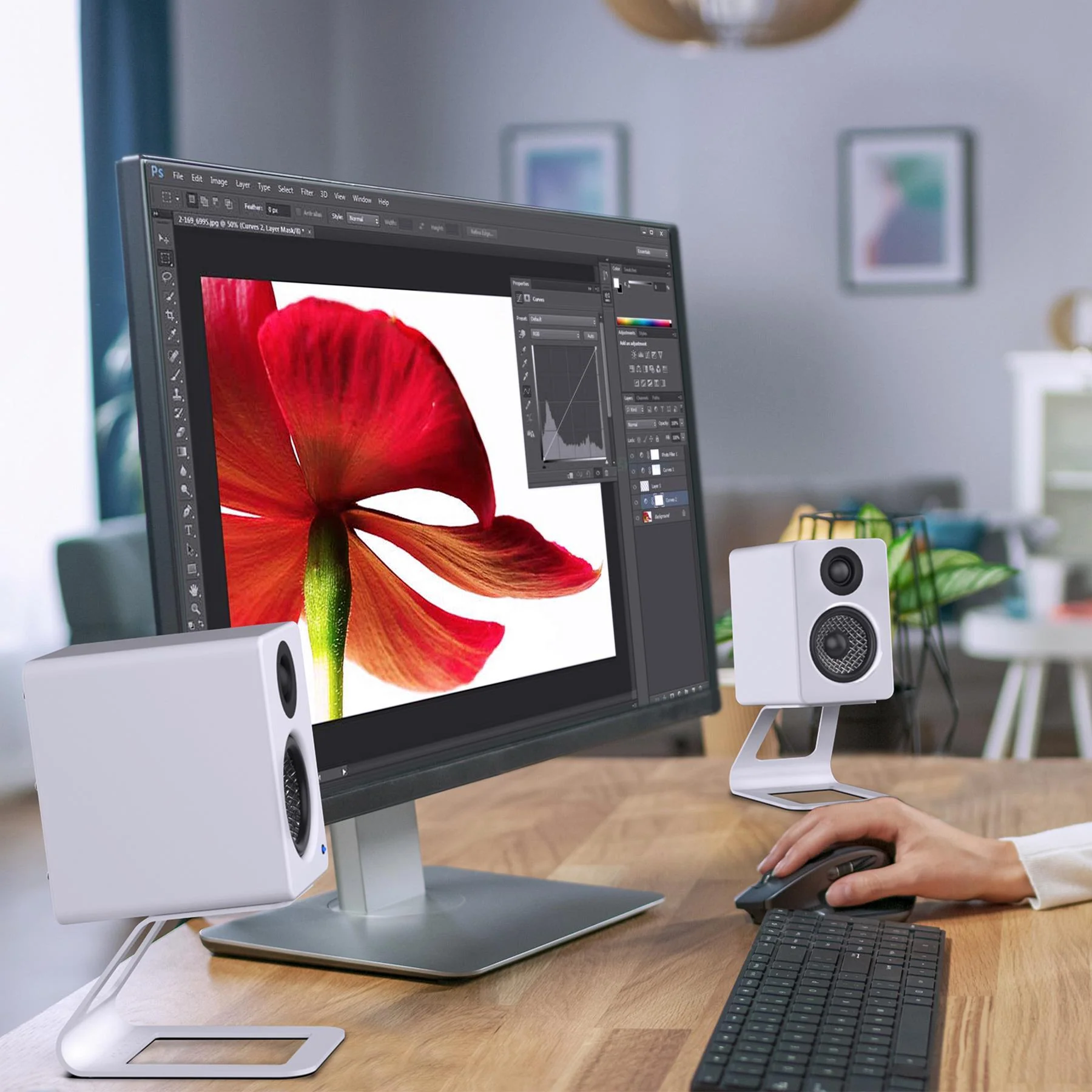Kanto YU2 Powered Desktop Speakers for Gaming and Home Office with Built-In DAC - Image 12