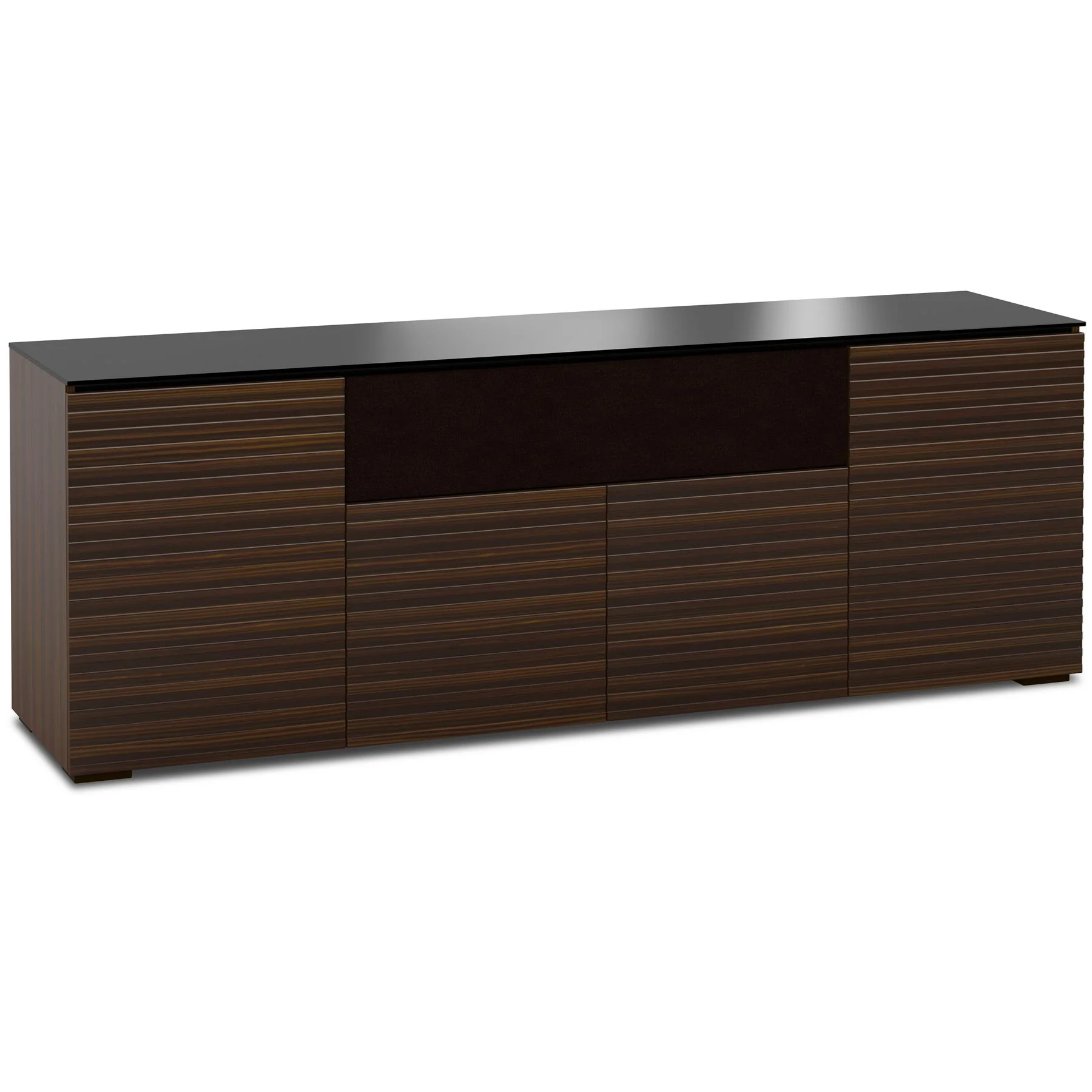 Zurich 345 - Quad Width Audio/Video Cabinet with Speaker Grill (Opium Brown)